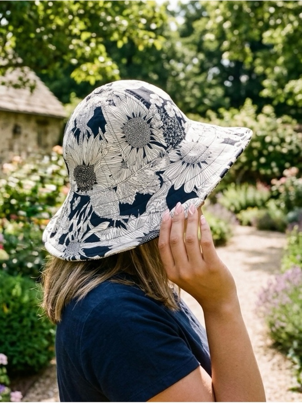Liberty of London for Target Floral Print Wide Brim Sun Hat